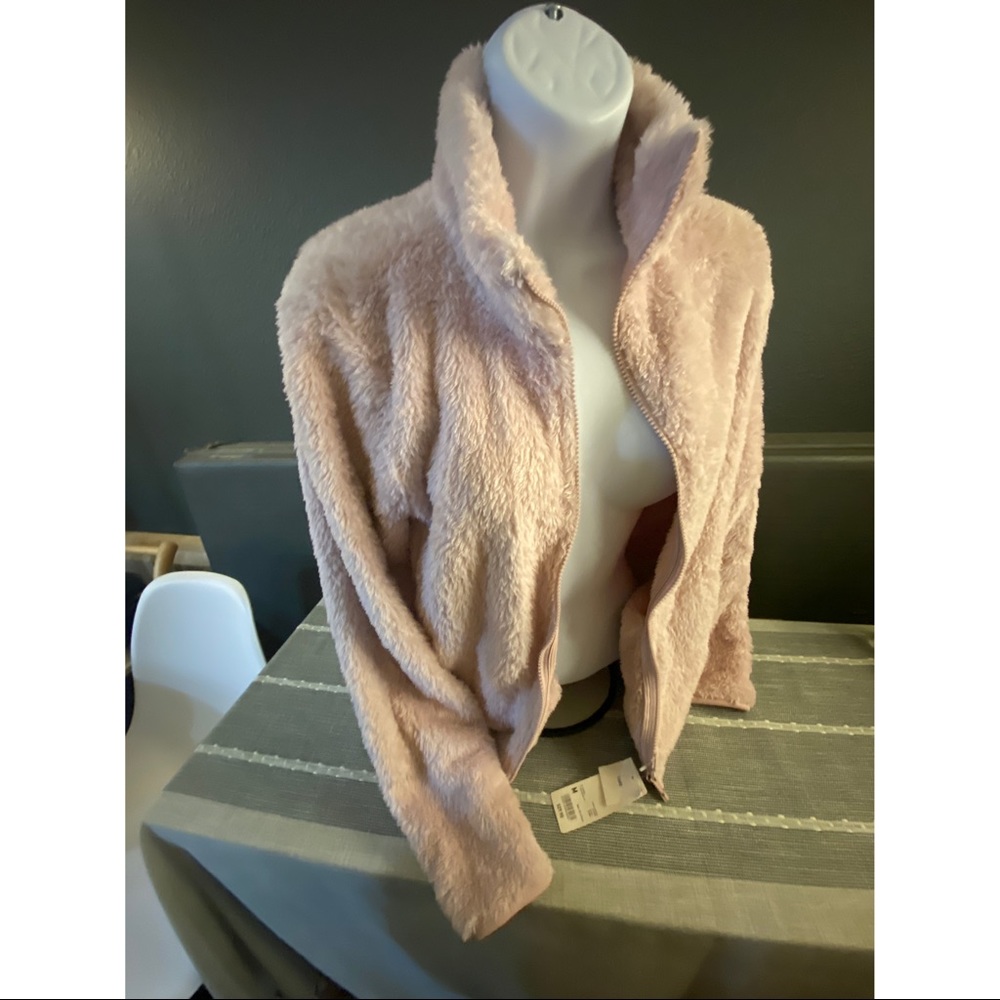 UNIQLO Pink Fleece Sweater, M, NWT
